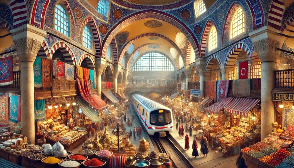 بازار بزرگ استانبول با مترو