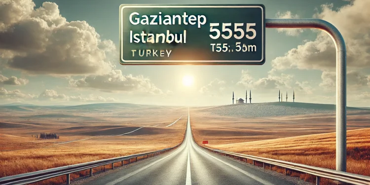 فاصله غازی انتپ تا استانبول
