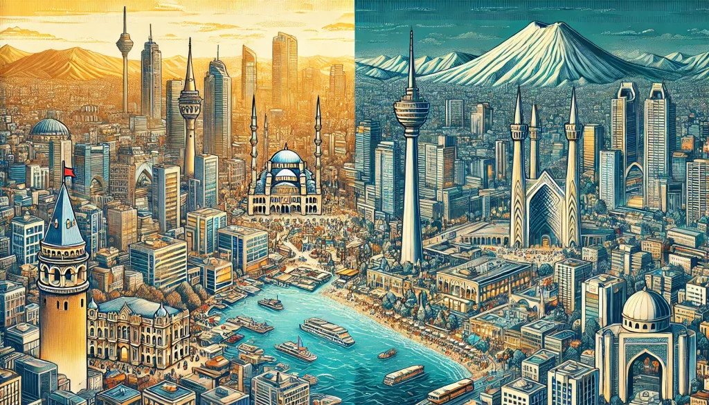استانبول چند برابر تهران است